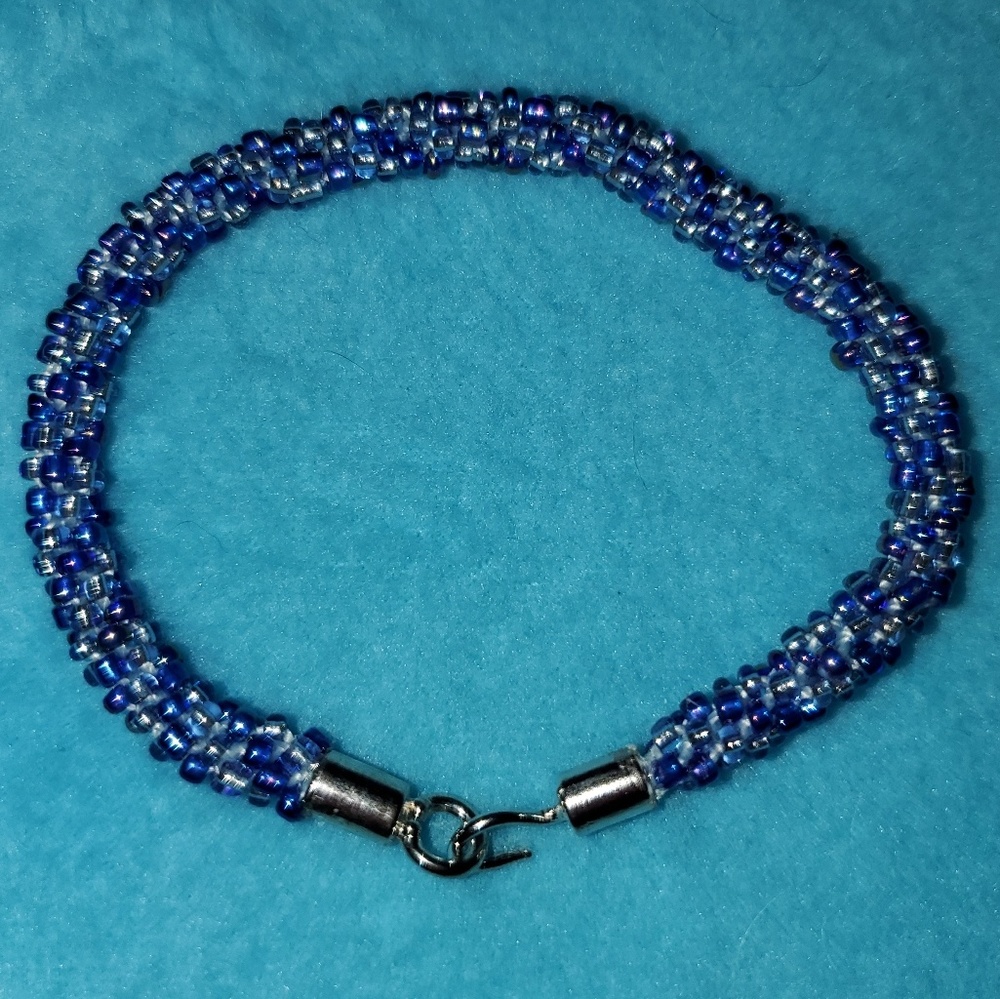 Japanese beaded kumihimo bracelet
